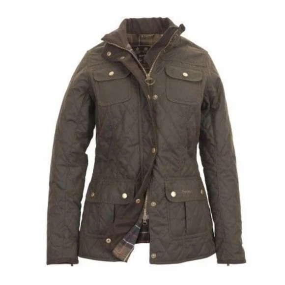 Barbour Jackets & Coats Barbour Womens Waxed Quilted Utility Jacket
